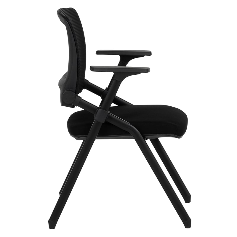 Сгъваем посетителски офис стол Carmen 1707 черен